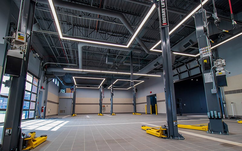 auto-service-center-service-area-design